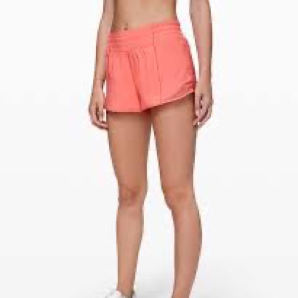 coral lululemon hotty hot